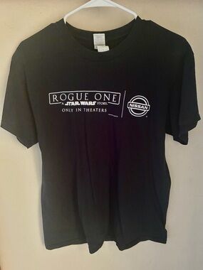 Rare 2016 STAR WARS Rogue One x Nissan promotional T-shirt
